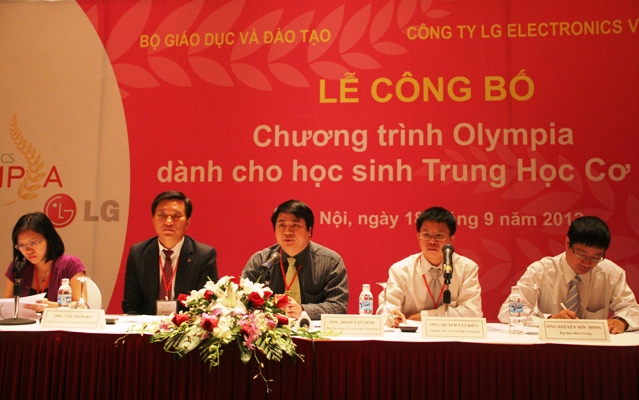 Công bố Chương trình “Olympia dành cho học sinh Trung học cơ sở”